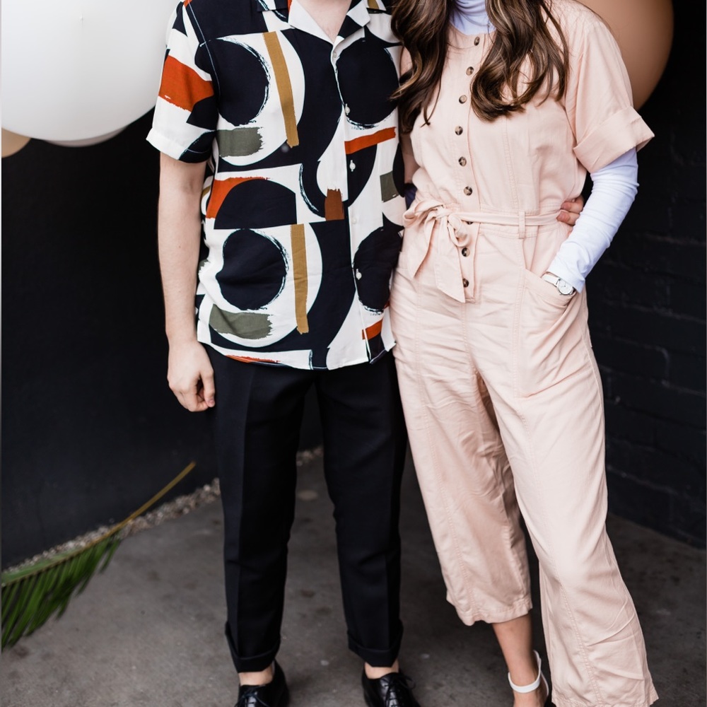 Light pink Madewell jumpsuit size 4